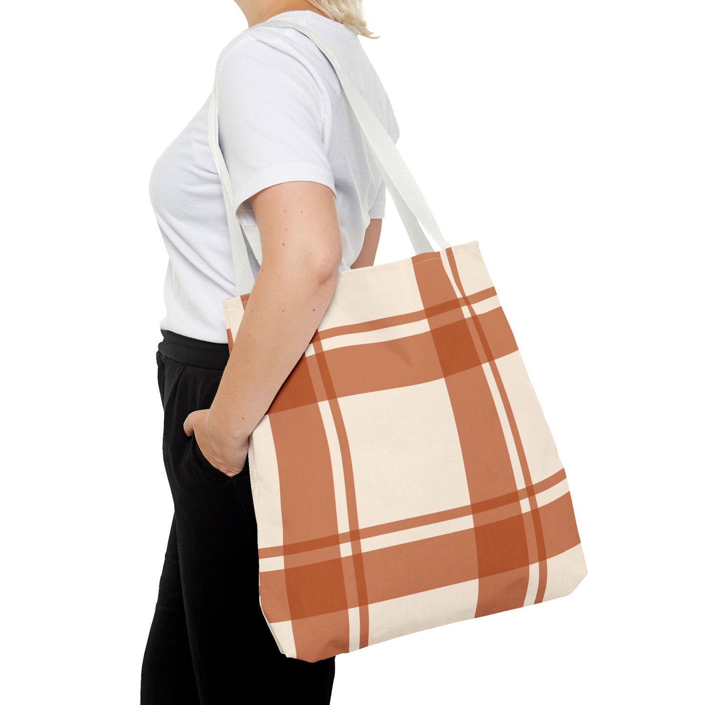 Western Plaid Tote Bag