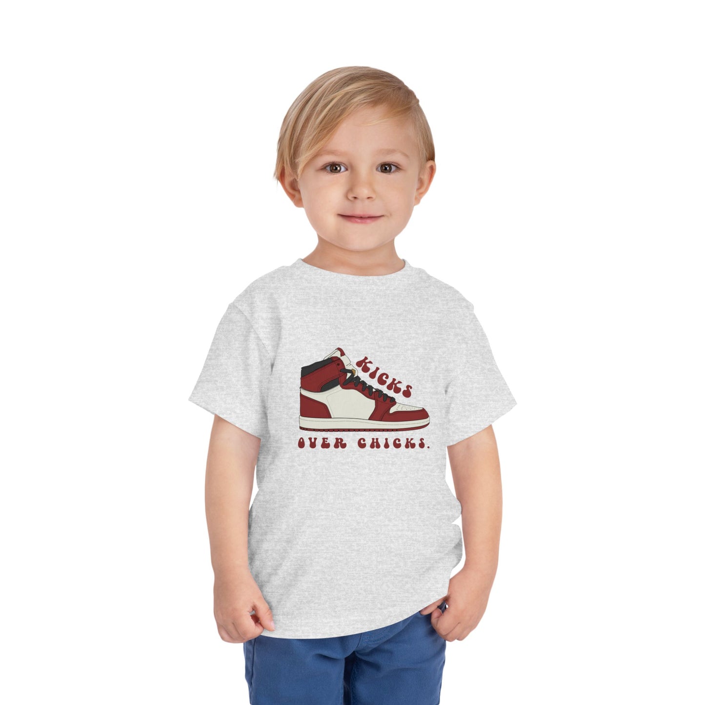 Kicks Over Chicks Toddler Tee