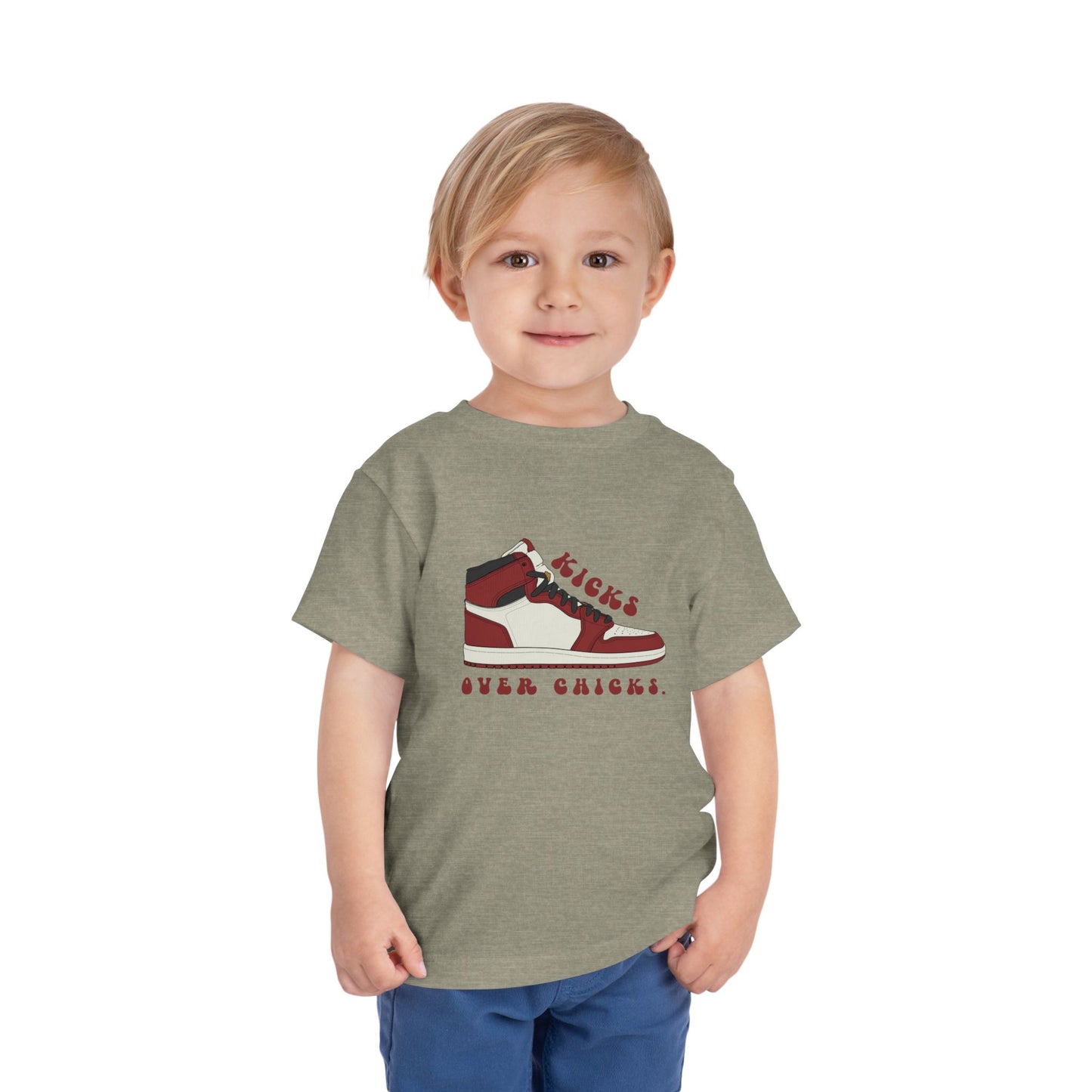 Kicks Over Chicks Toddler Tee