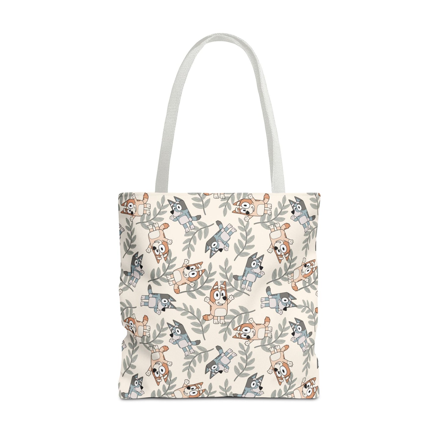 Boho Blue Dog Tote Bag