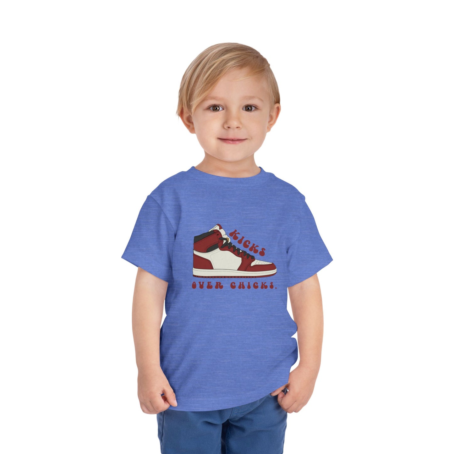 Kicks Over Chicks Toddler Tee