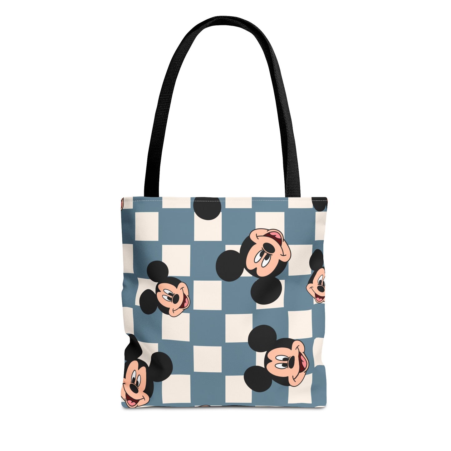 Checkered Mickey Mouse Tote Bag