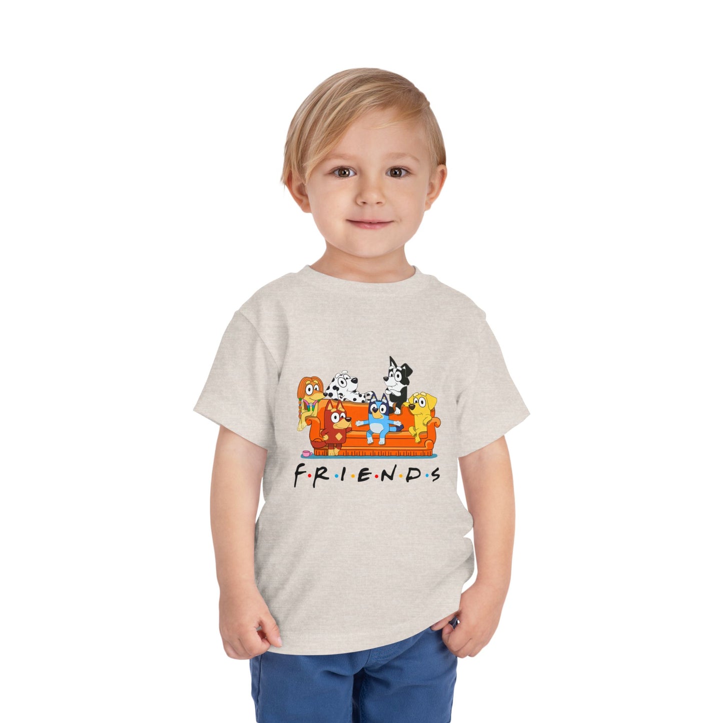 Blue Dog Friends Toddler Tee