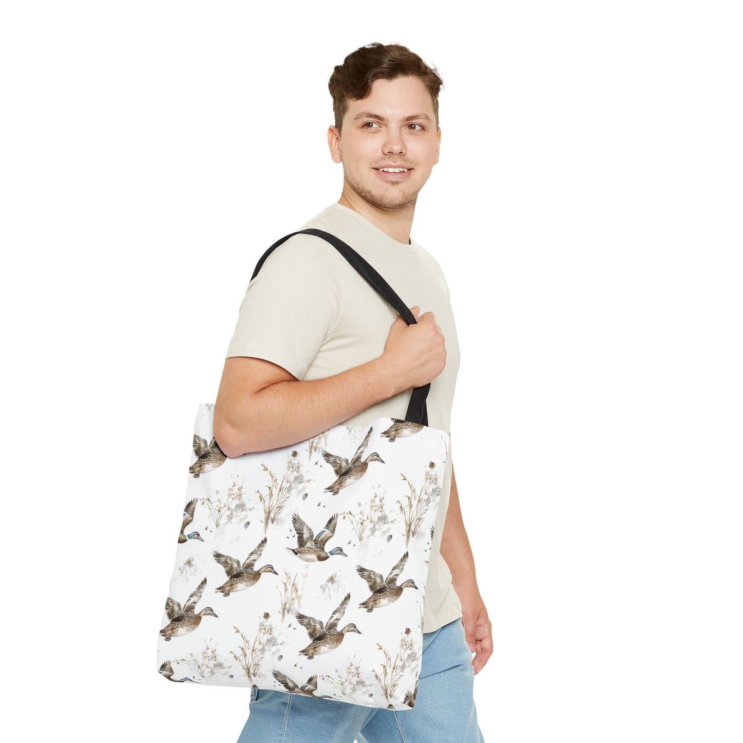 Duck Tote Bag - Quirky Animal Print Design