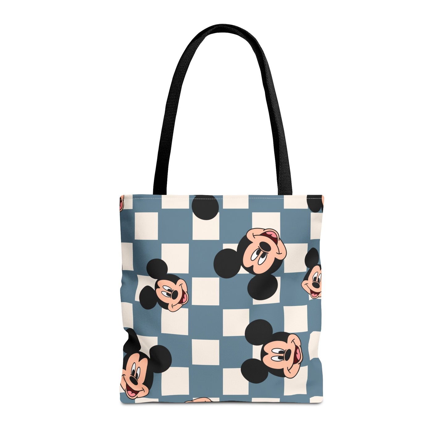 Checkered Mickey Mouse Tote Bag