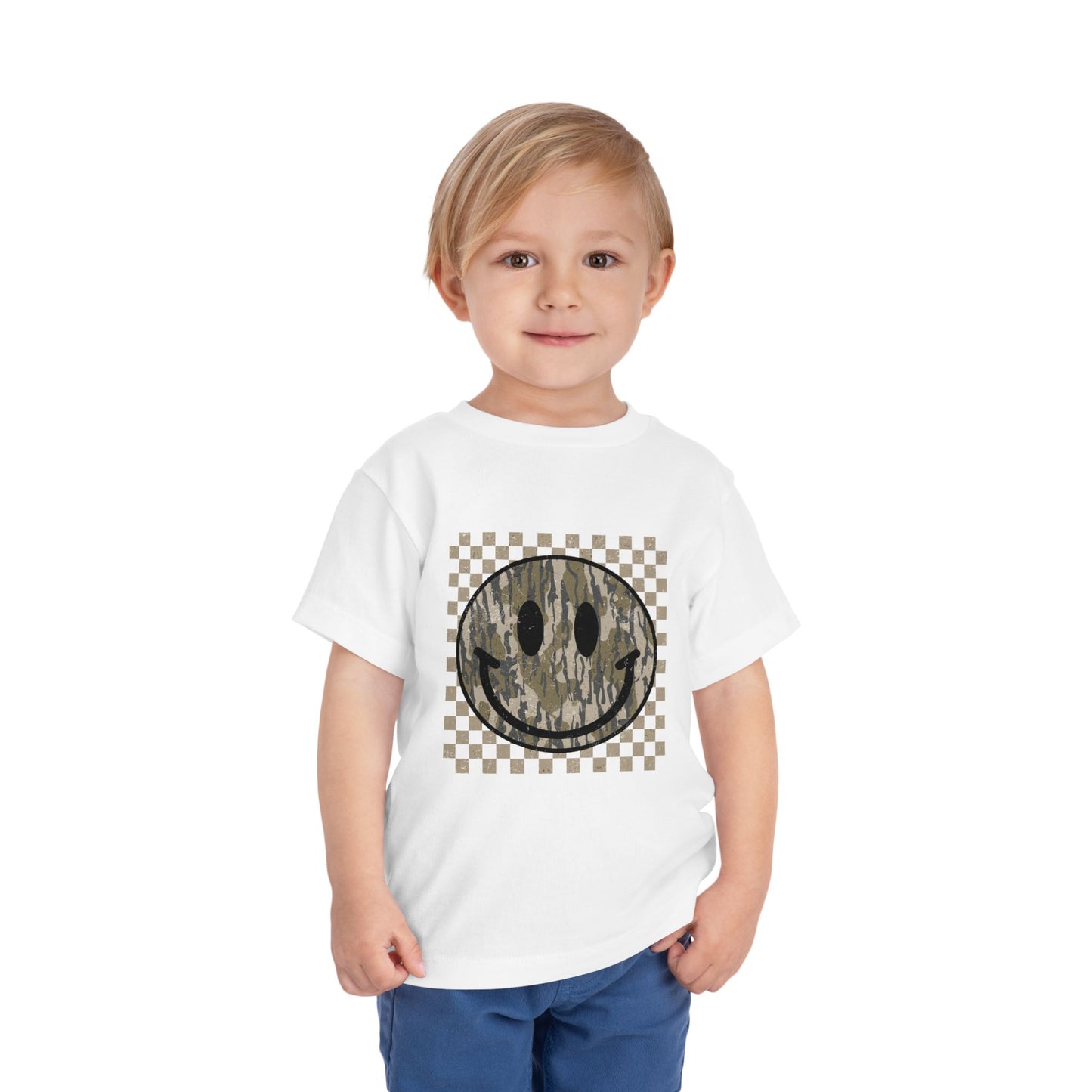 Camo Smiley Toddler Tee