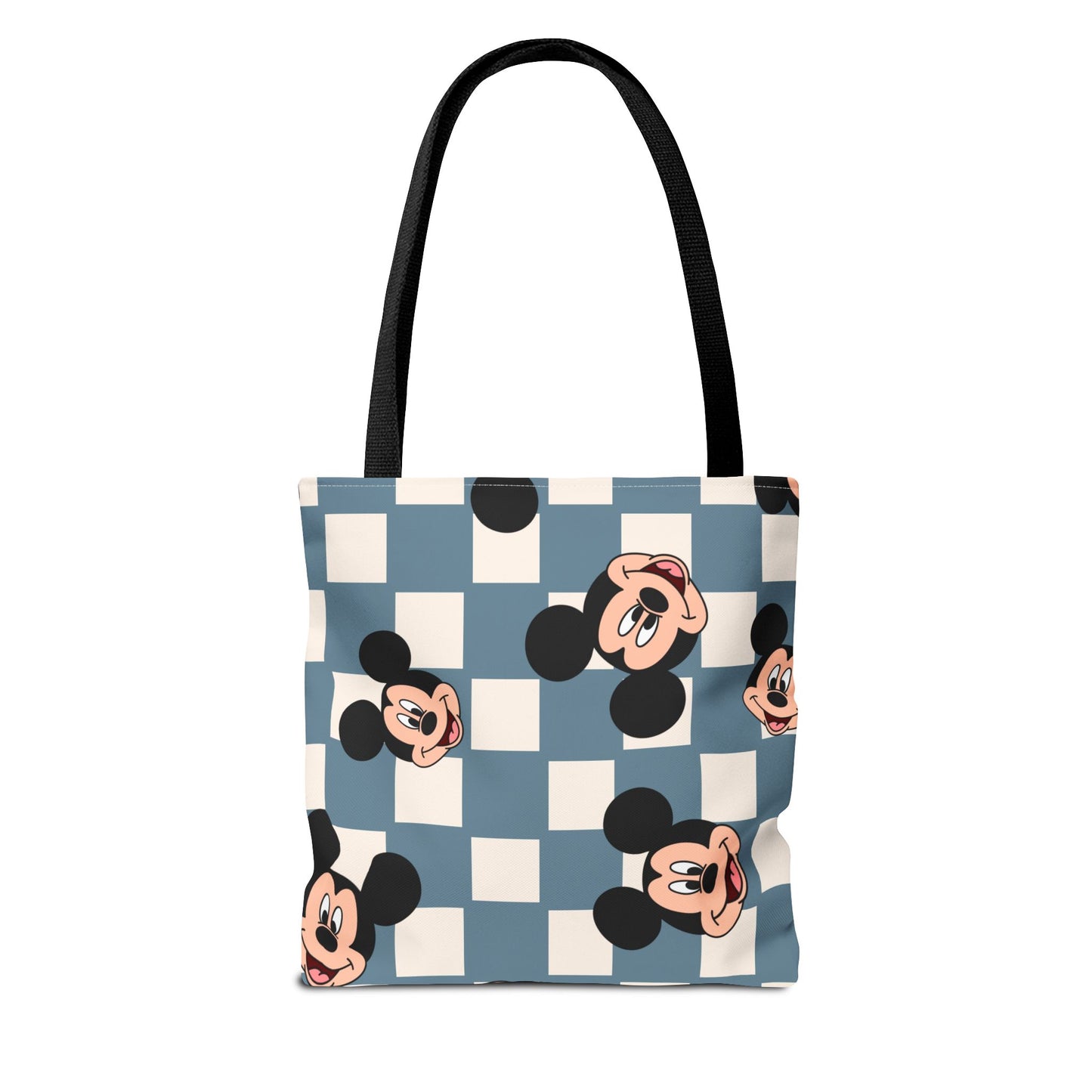 Checkered Mickey Mouse Tote Bag