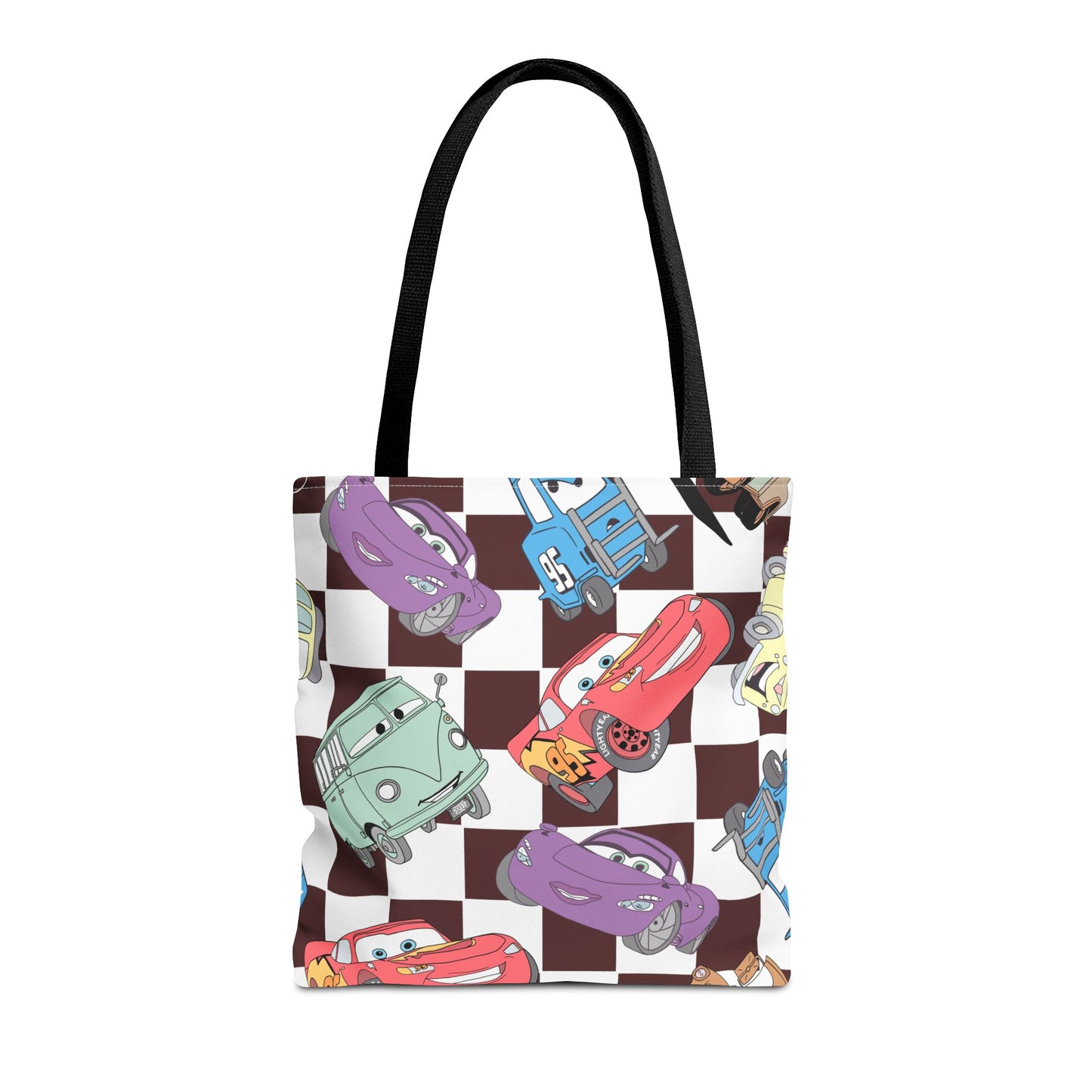 Tote Bag - Checkered Cars