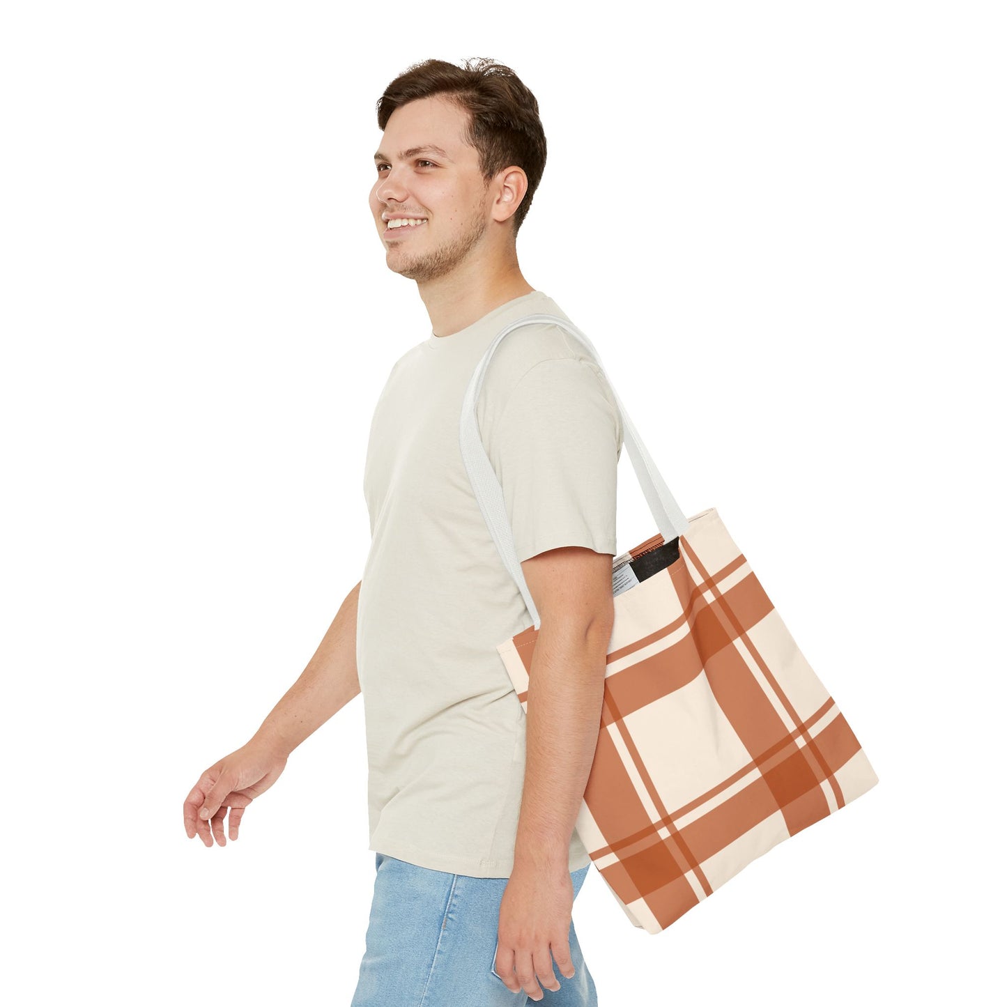 Western Plaid Tote Bag