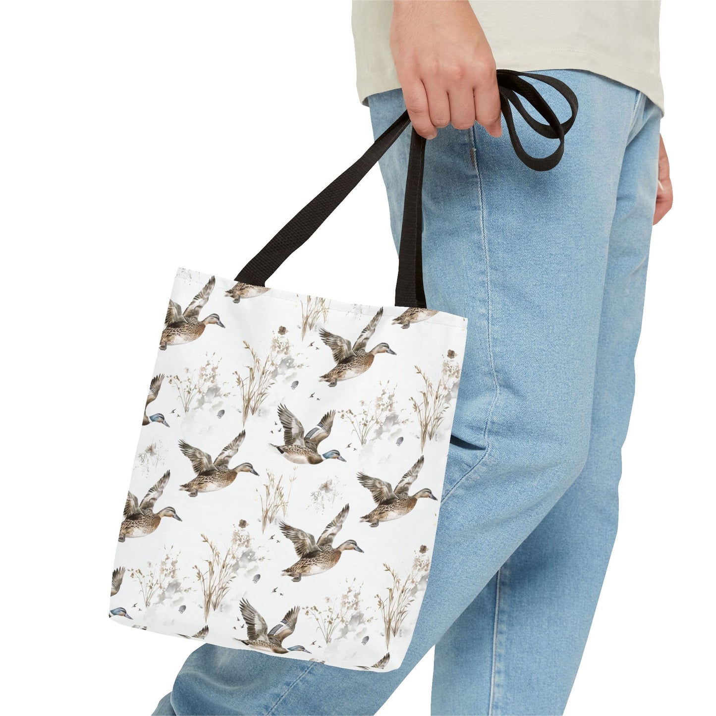 Duck Tote Bag - Quirky Animal Print Design