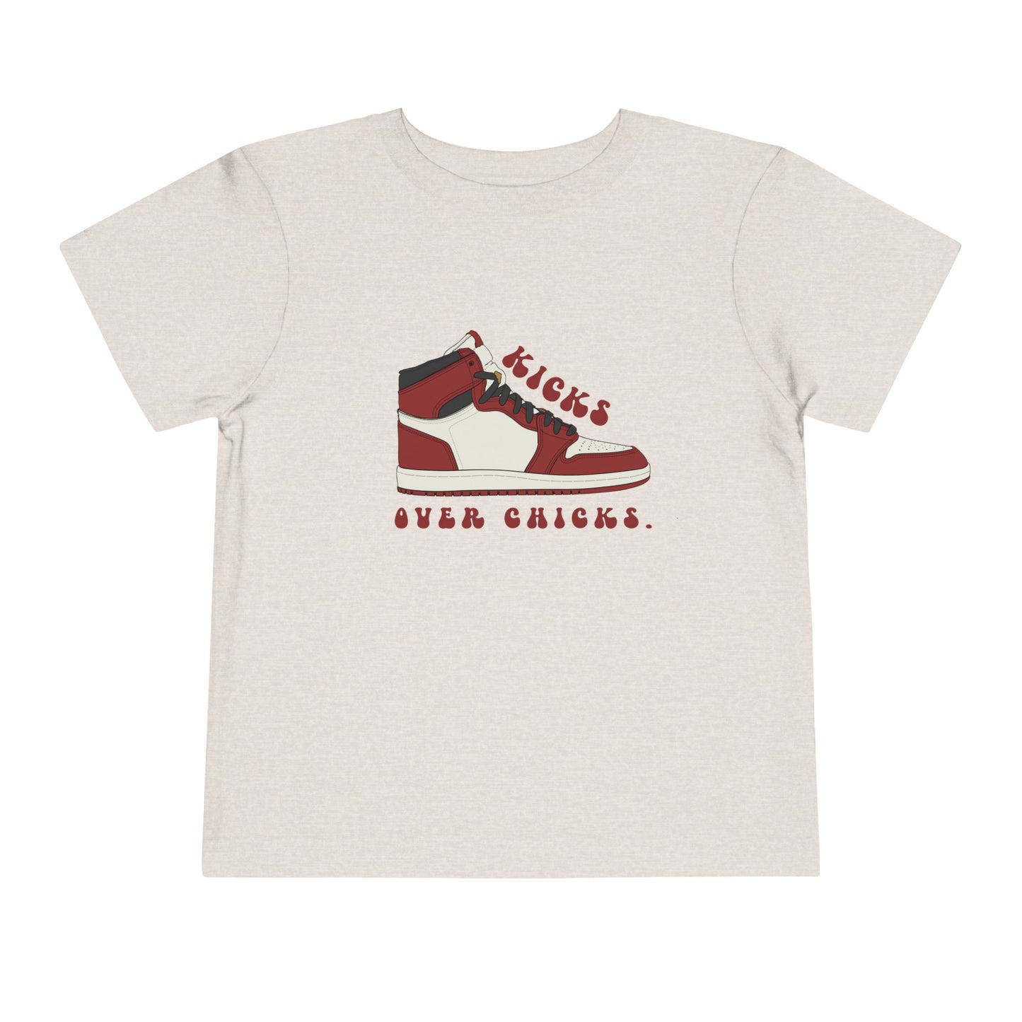 Kicks Over Chicks Toddler Tee