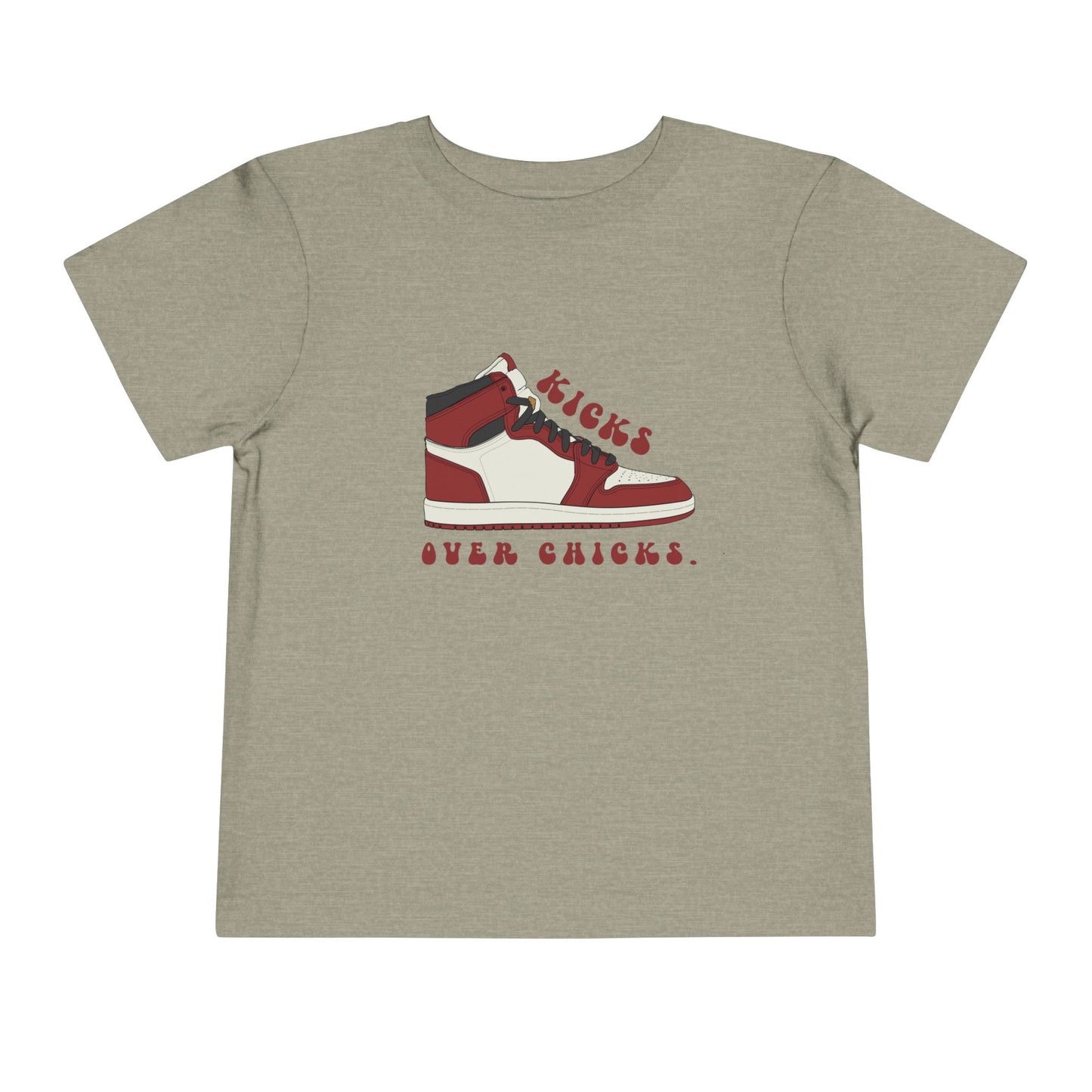 Kicks Over Chicks Toddler Tee