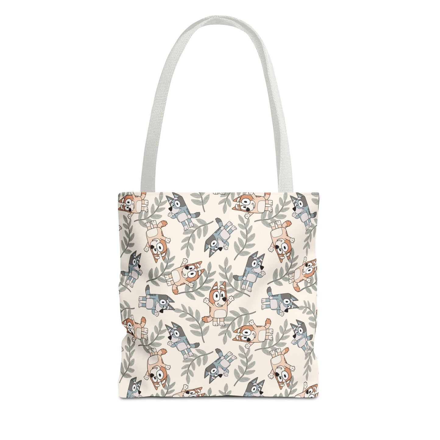 Boho Blue Dog Tote Bag