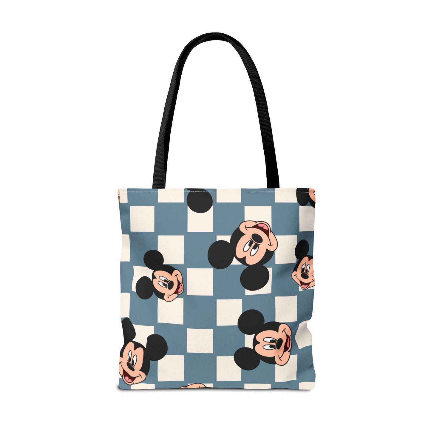 Checkered Mickey Mouse Tote Bag