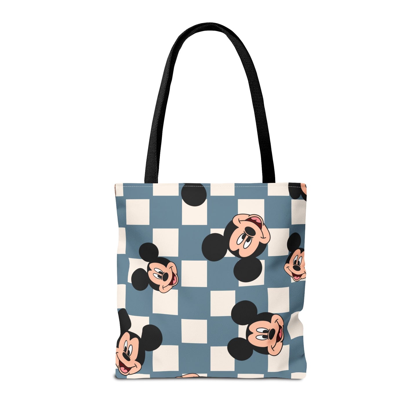 Checkered Mickey Mouse Tote Bag